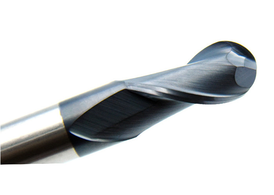 flauto solida dei mulini di estremità del naso della palla del carburo di 6mm 55 HCC 2 per gli strumenti di legno di Metel