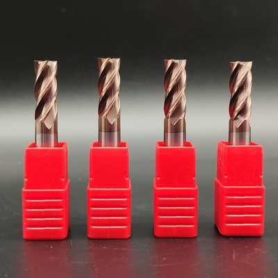 Flauto HRC55 D4 D6 D8 D10 D20mm del quadrato 4 del mulino di estremità del carburo di tungsteno con rivestimento