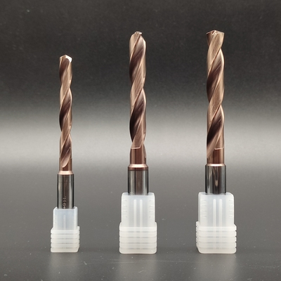 Liquido refrigerante Fed Drill Bits degli strumenti di perforazione dei taglienti del carburo di Gw 2