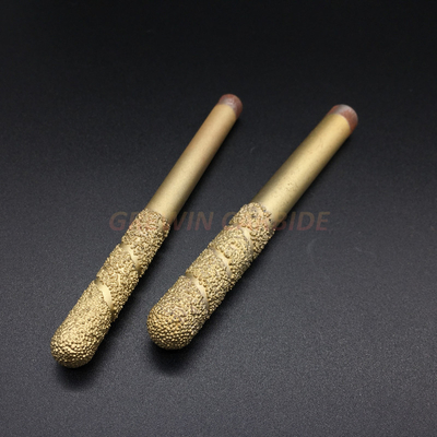 Carburo cementato che brasa Diamond Stone Engraving Cutter Tools